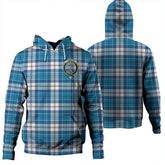 Clan Roberton Tartan Hoodie Crest HSIDRJMR-1 Roberton Tartan Hoodies
