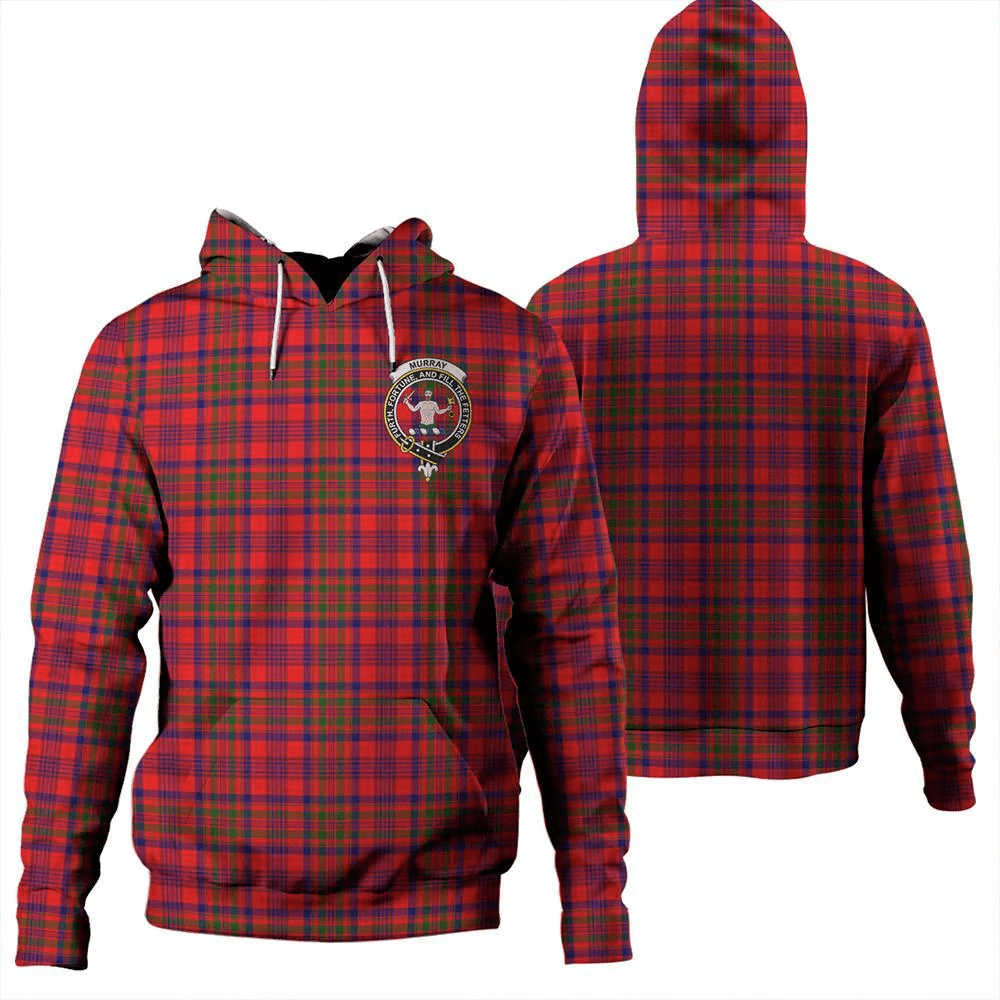 Clan Murray of Tulloch Modern Tartan Hoodie Crest Q6L1N0ZS-1 Murray of Tulloch Modern Tartan Hoodies