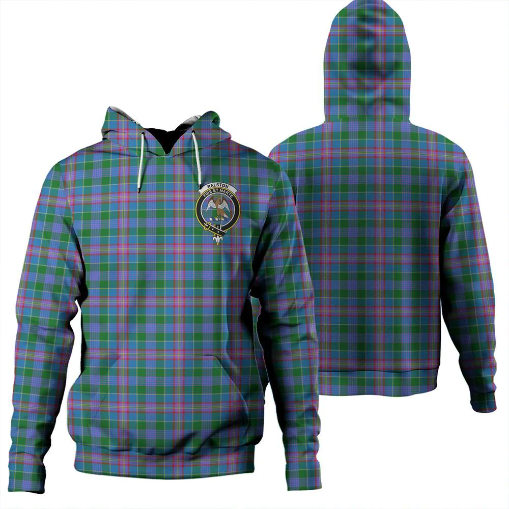 Clan Ralston Tartan Hoodie Crest SL0K6VI8-1 Ralston Tartan Hoodies