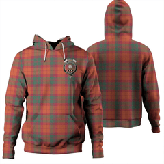 Clan MacNab Ancient Tartan Hoodie Crest WZGTFRYU-1 MacNab Ancient Tartan Hoodies