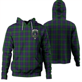 Clan Shaw Modern Tartan Hoodie Crest A9RFW3DP-1 Shaw Modern Tartan Hoodies