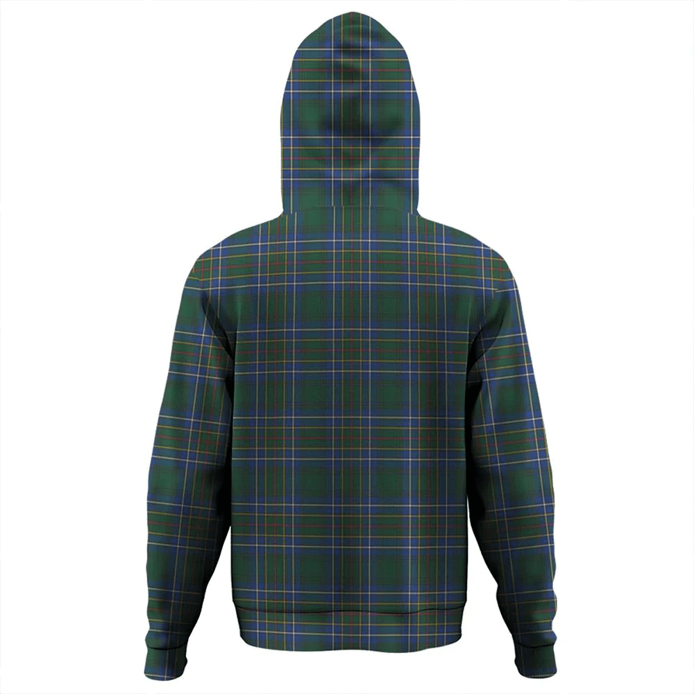 Clan Cockburn Ancient Tartan Hoodie Crest V71LUEBJ-1 Cockburn Ancient Tartan Hoodies