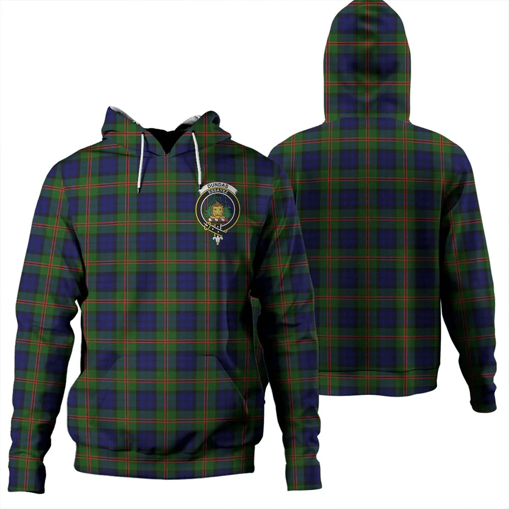 Clan Dundas Modern 02 Tartan Hoodie Crest QRORGAI0-1 Dundas Modern 02 Tartan Hoodies