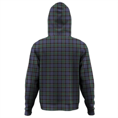 Clan Fletcher Modern Tartan Hoodie Crest QAEGFQ53-1 Fletcher Modern Tartan Hoodies