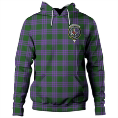 Clan Elphinstone Tartan Hoodie Crest UYA6MXRU-1 Elphinstone Tartan Hoodies
