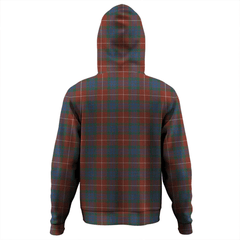 Clan Fraser Ancient Tartan Hoodie Crest VFRJN7MI-1 Fraser Ancient Tartan Hoodies