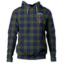 Clan Colquhoun Modern Tartan Hoodie Crest WIP3HWAJ-1 Colquhoun Modern Tartan Hoodies