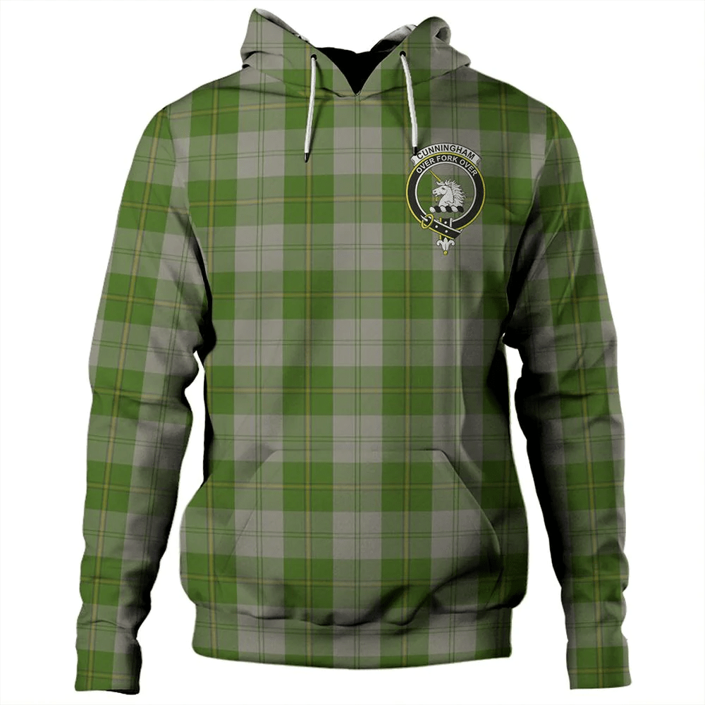Clan Cunningham Dress Green Dancers Tartan Hoodie Crest XX1UKV7Y-1 Cunningham Dress Green Dancers Tartan Hoodies