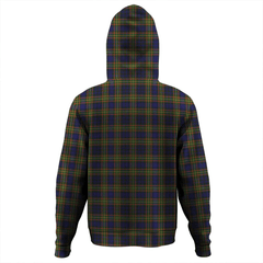 Clan Clelland Modern Tartan Hoodie Crest YGH5SUOI-1 Clelland Modern Tartan Hoodies