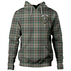 Clan Craig Ancient Tartan Hoodie Crest 1E2ANRWJ-1 Craig Ancient Tartan Hoodies