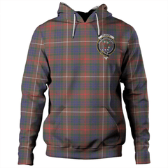 Clan Fraser Hunting Modern Tartan Hoodie Crest HD2H6AAN-1 Fraser Hunting Modern Tartan Hoodies