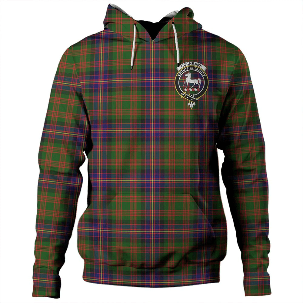 Clan Cochrane Modern Tartan Hoodie Crest OKKCPD0K-1 Cochrane Modern Tartan Hoodies