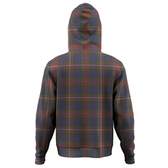Clan Fraser Hunting Modern Tartan Hoodie Crest HD2H6AAN-1 Fraser Hunting Modern Tartan Hoodies