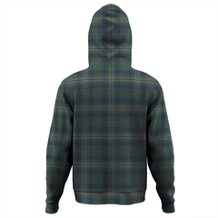 Clan Kennedy Modern Tartan Hoodie Crest 55CSMNEJ-1 Kennedy Modern Tartan Hoodies