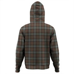 Clan Fergusson Weathered Tartan Hoodie Crest BU3KIOSN-1 Fergusson Weathered Tartan Hoodies