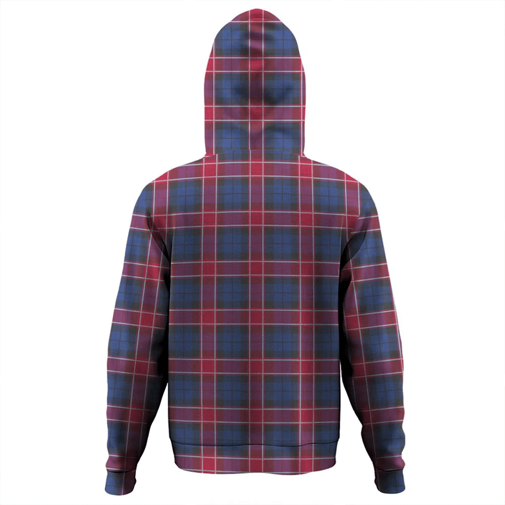 Clan Graham of Menteith Red Tartan Hoodie Crest I4Y5E9OO-1 Graham of Menteith Red Tartan Hoodies