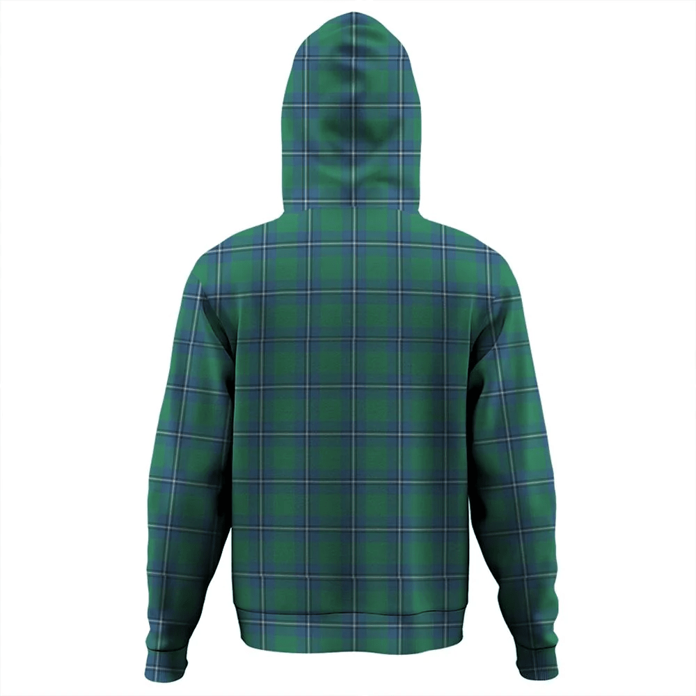 Clan Irvine Ancient Tartan Hoodie Crest CTQHVF92-1 Irvine Ancient Tartan Hoodies