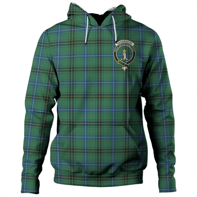 Clan Henderson Ancient Tartan Hoodie Crest