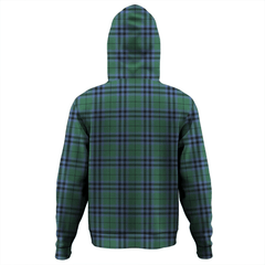 Clan Keith Ancient Tartan Hoodie Crest AUKUNXPB-1 Keith Ancient Tartan Hoodies