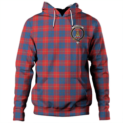 Clan Galloway Red Tartan Hoodie Crest TQYF1CXE-1 Galloway Red Tartan Hoodies