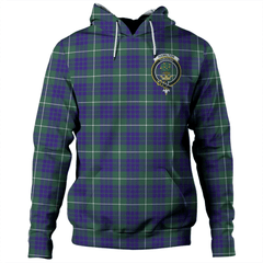 Clan Clan Hamilton Hunting Modern Tartan Hoodie Crest VYYDLOHS-1 Hamilton Hunting Modern Tartan Hoodies