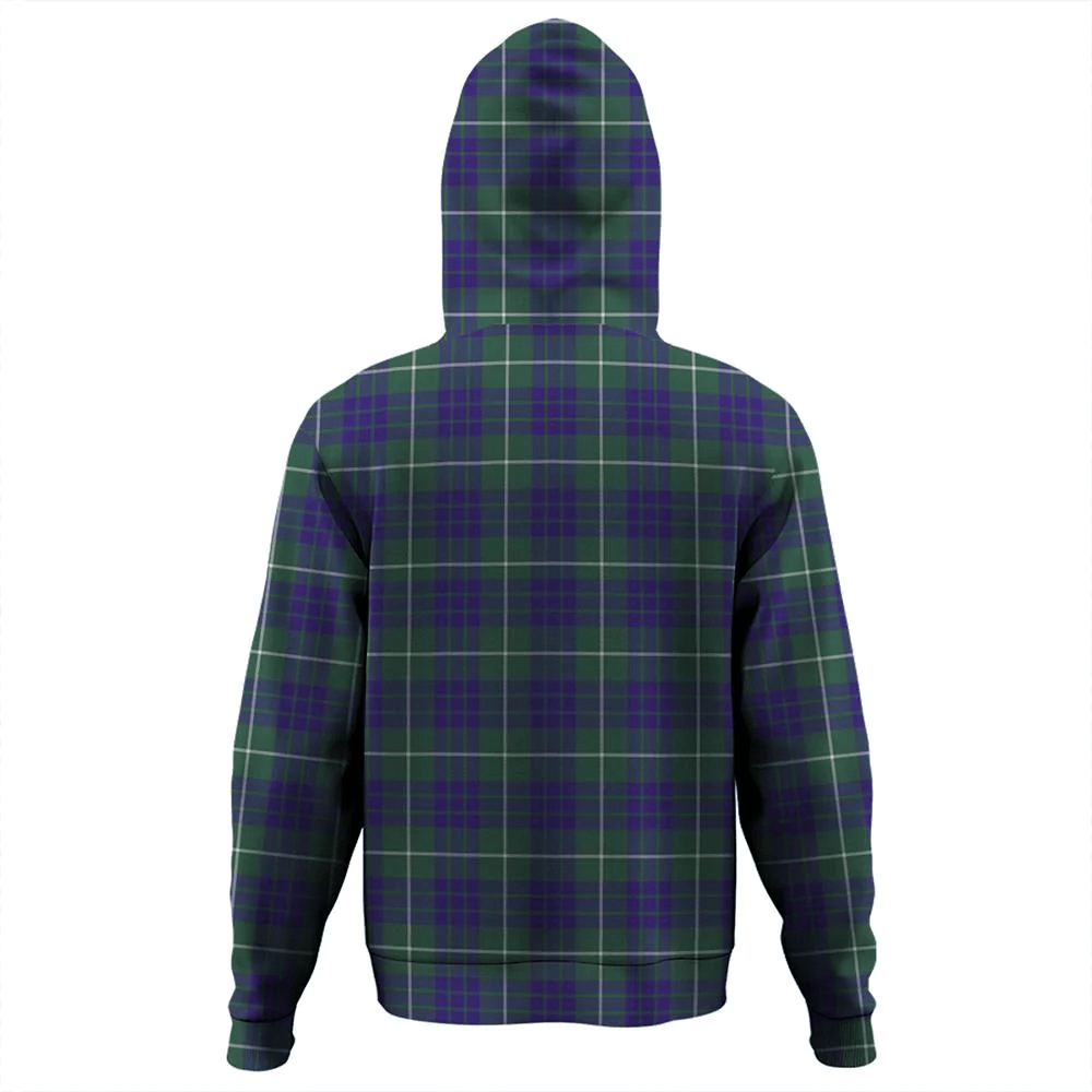 Clan Clan Hamilton Hunting Modern Tartan Hoodie Crest VYYDLOHS-1 Hamilton Hunting Modern Tartan Hoodies