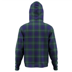 Clan Clan Hamilton Hunting Modern Tartan Hoodie Crest VYYDLOHS-1 Hamilton Hunting Modern Tartan Hoodies