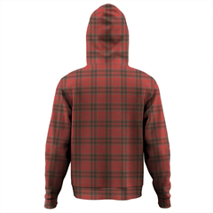 Clan Grant Weathered Tartan Hoodie Crest PUIFTC0P-1 Grant Weathered Tartan Hoodies