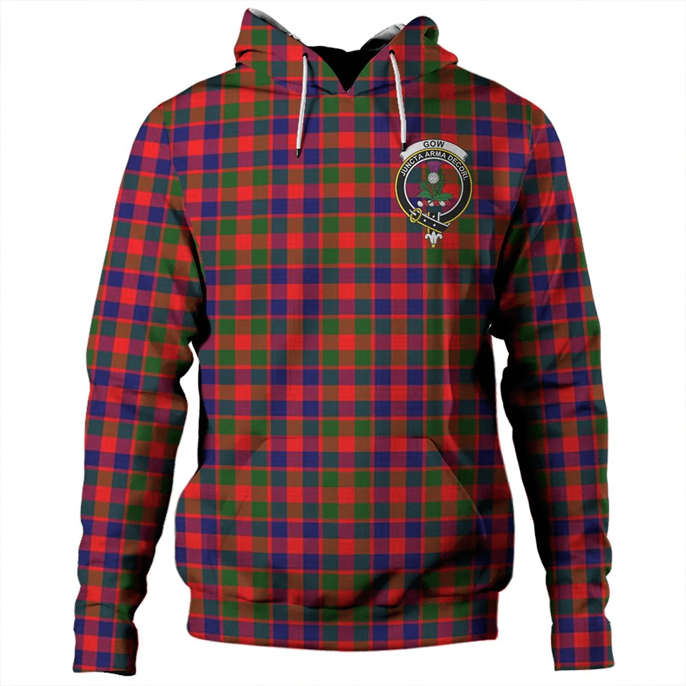 Clan Gow Modern Tartan Hoodie Crest I6CIY5VG-1 Gow Modern Tartan Hoodies