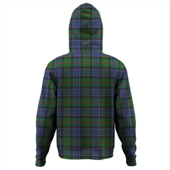 Clan Paterson Tartan Hoodie Crest UZNOMH23-1 Paterson Tartan Hoodies