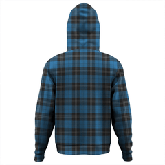 Clan Ramsay Blue Ancient Tartan Hoodie Crest NN2DJEIH-1 Ramsay Blue Ancient Tartan Hoodies