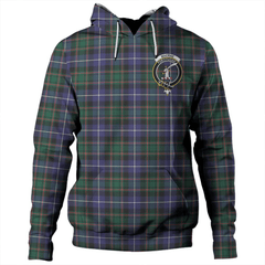 Clan MacRae Hunting Modern Tartan Hoodie Crest YJYRXOCM-1 MacRae Hunting Modern Tartan Hoodies