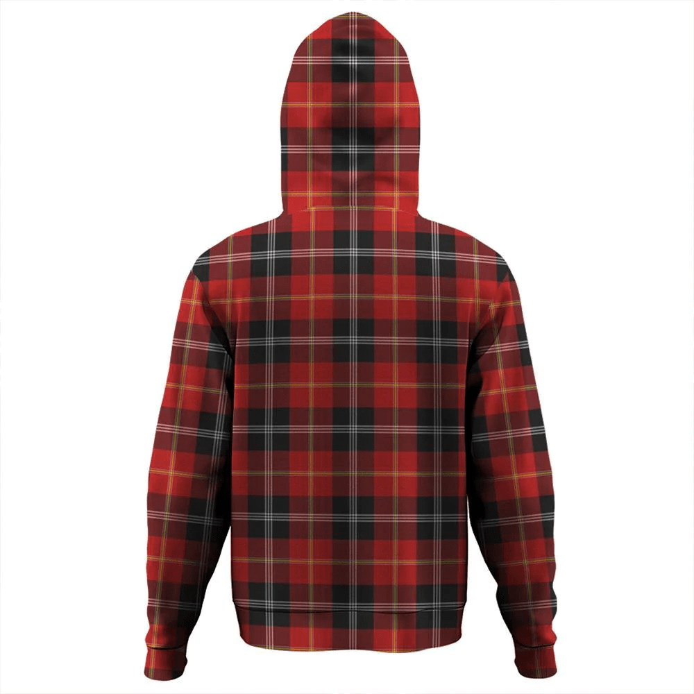 Clan Marjoribanks Tartan Hoodie Crest AXUDSHUW-1 Marjoribanks Tartan Hoodies