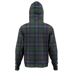 Clan MacRae Hunting Modern Tartan Hoodie Crest YJYRXOCM-1 MacRae Hunting Modern Tartan Hoodies