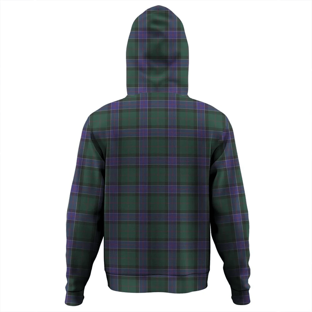 Clan Sinclair Hunting Modern Tartan Hoodie Crest F0SFEPGS-1 Sinclair Hunting Modern Tartan Hoodies