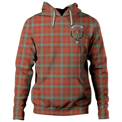 Clan Morrison Red Ancient Tartan Hoodie Crest CBZVB846-1 Morrison Red Ancient Tartan Hoodies
