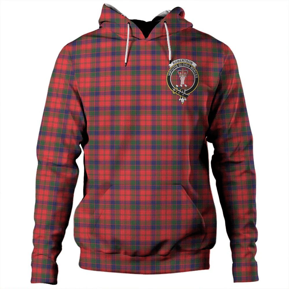 Clan Robertson Modern Tartan Hoodie Crest QXMGF6QA-1 Robertson Modern Tartan Hoodies
