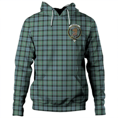 Clan Melville Tartan Hoodie Crest 14S9PRRJ-1 Melville Tartan Hoodies