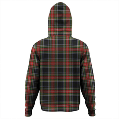 Clan Stewart Black Tartan Hoodie Crest XLAYJNWK-1 Stewart Black Tartan Hoodies