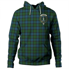 Clan MacKay Modern Tartan Hoodie Crest 7SB0UB1D-1 MacKay Modern Tartan Hoodies