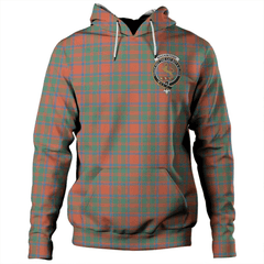 Clan MacKintosh Ancient Tartan Hoodie Crest BW4PXVDF-1 MacKintosh Ancient Tartan Hoodies