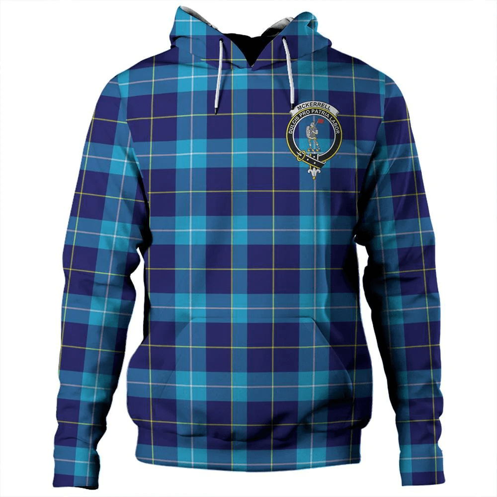 Clan McKerrell Tartan Hoodie Crest ZBROIMS0-1 McKerrell Tartan Hoodies
