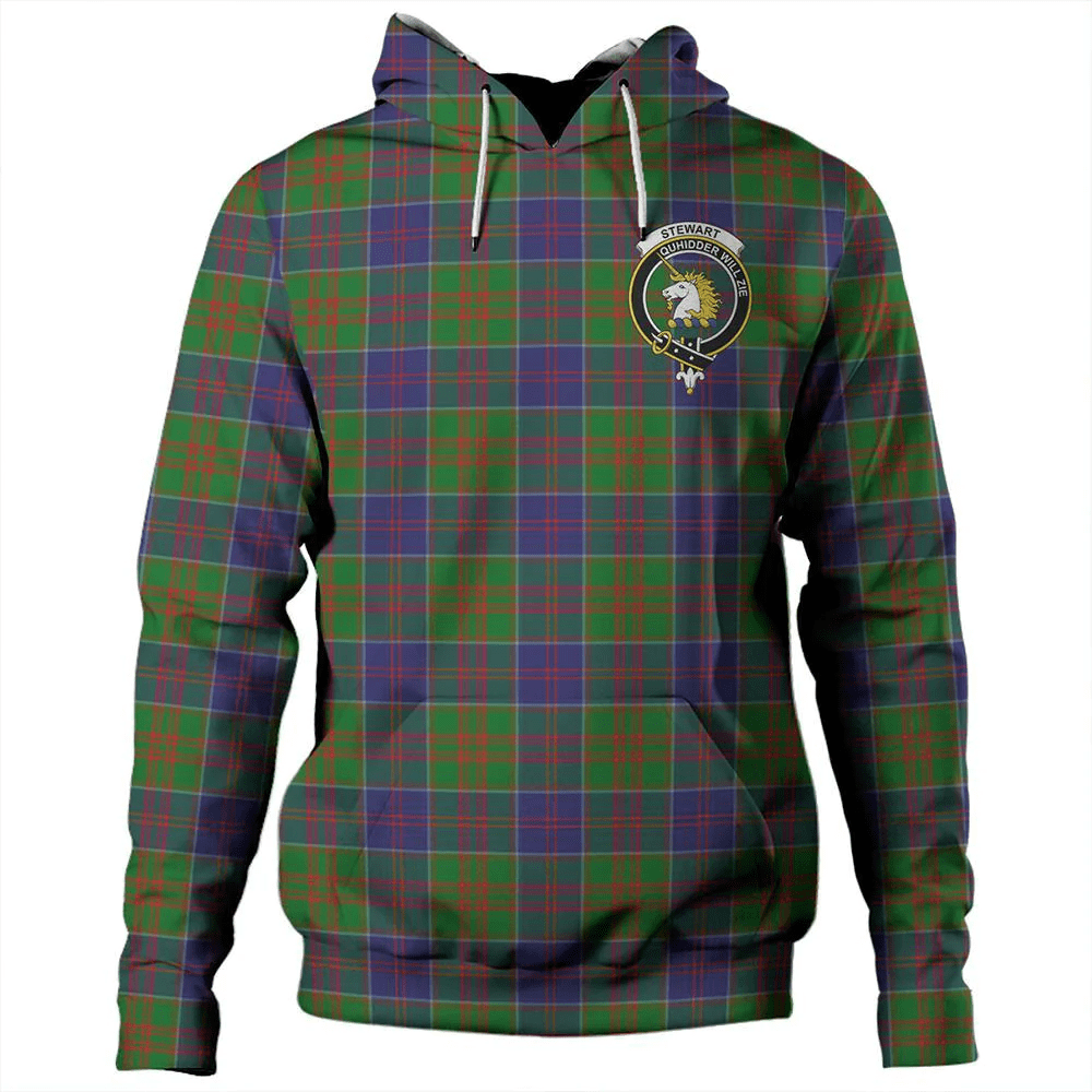 Clan Stewart of Appin Hunting Modern Tartan Hoodie Crest FQ0YW4HO-1 Stewart of Appin Hunting Modern Tartan Hoodies