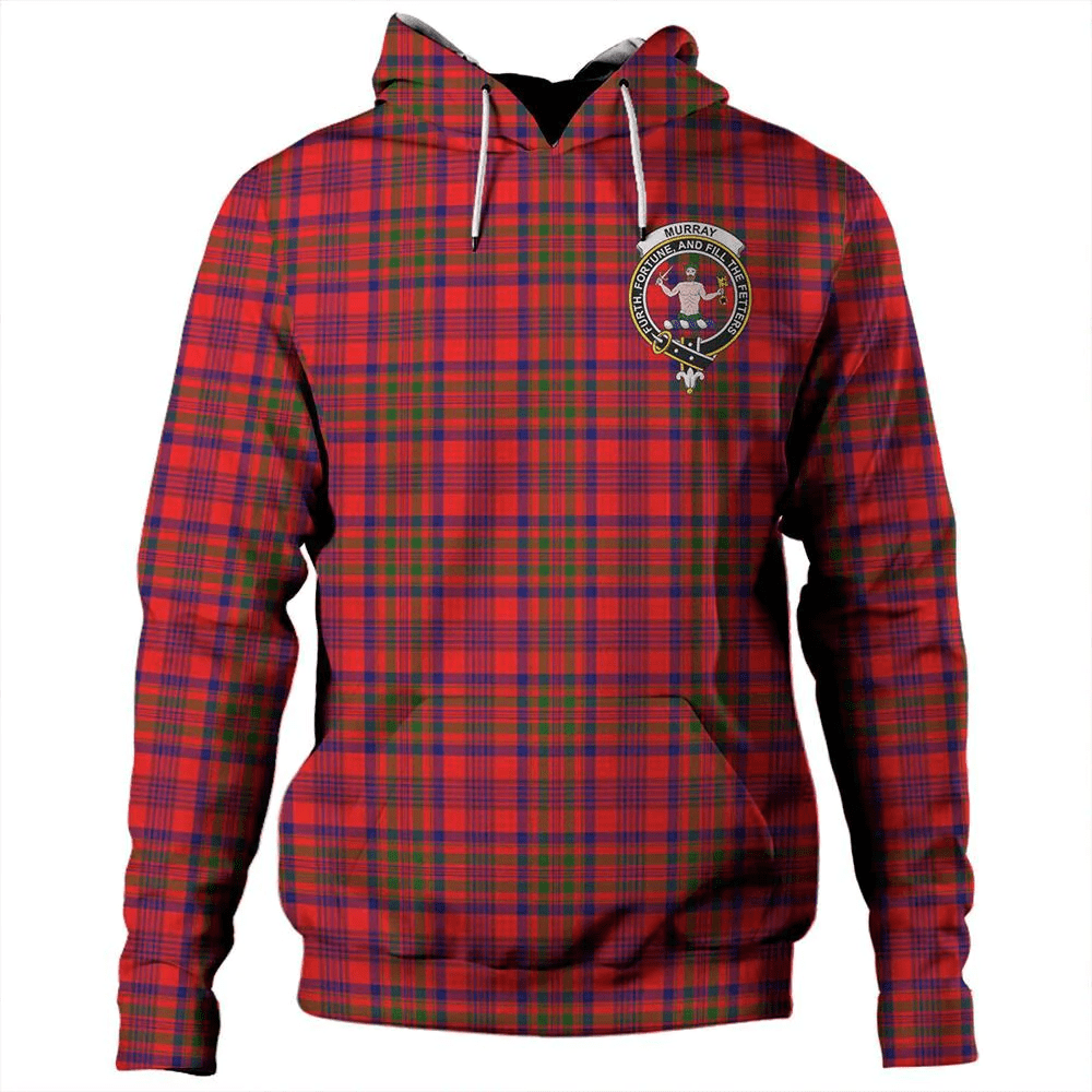 Clan Murray of Tulloch Modern Tartan Hoodie Crest Q6L1N0ZS-1 Murray of Tulloch Modern Tartan Hoodies