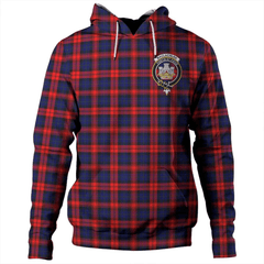 Clan MacLachlan Modern Tartan Hoodie Crest 8LID43TH-1 MacLachlan Modern Tartan Hoodies
