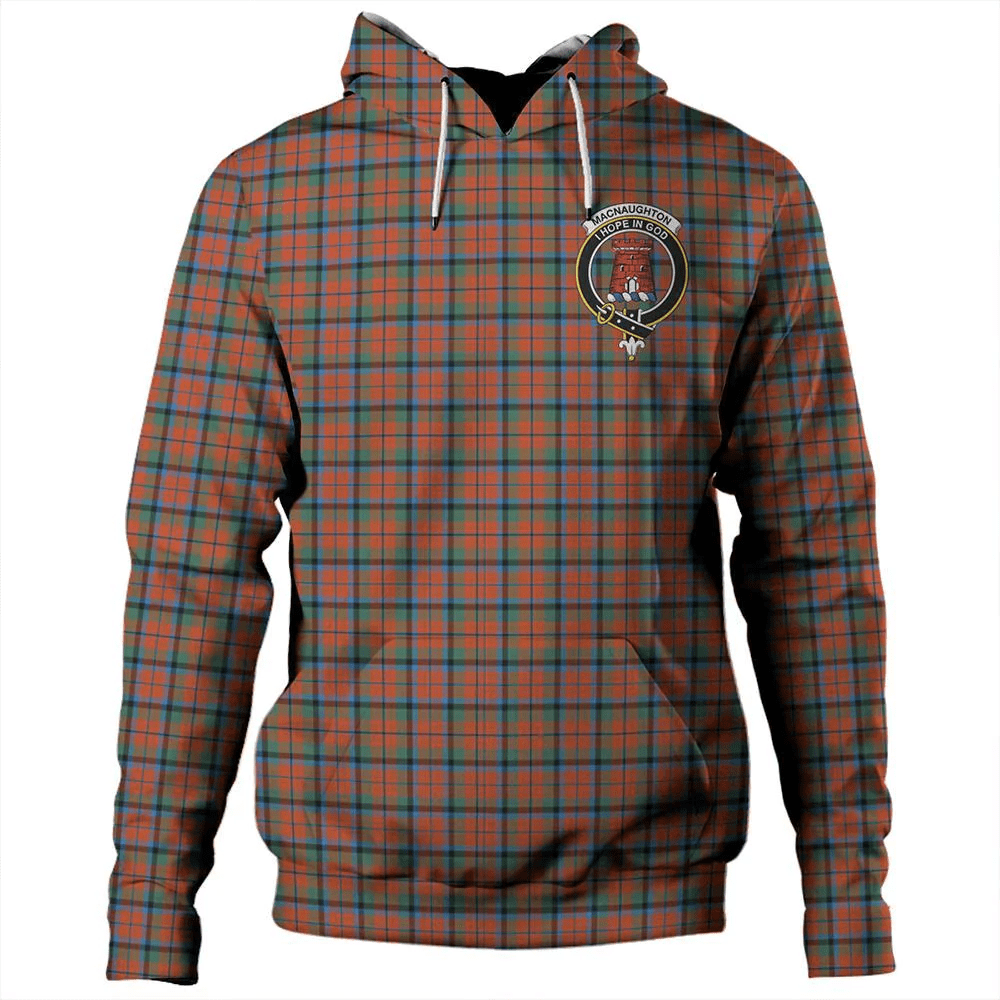 Clan MacNaughton Ancient Tartan Hoodie Crest NVF9AC4U-1 MacNaughton Ancient Tartan Hoodies