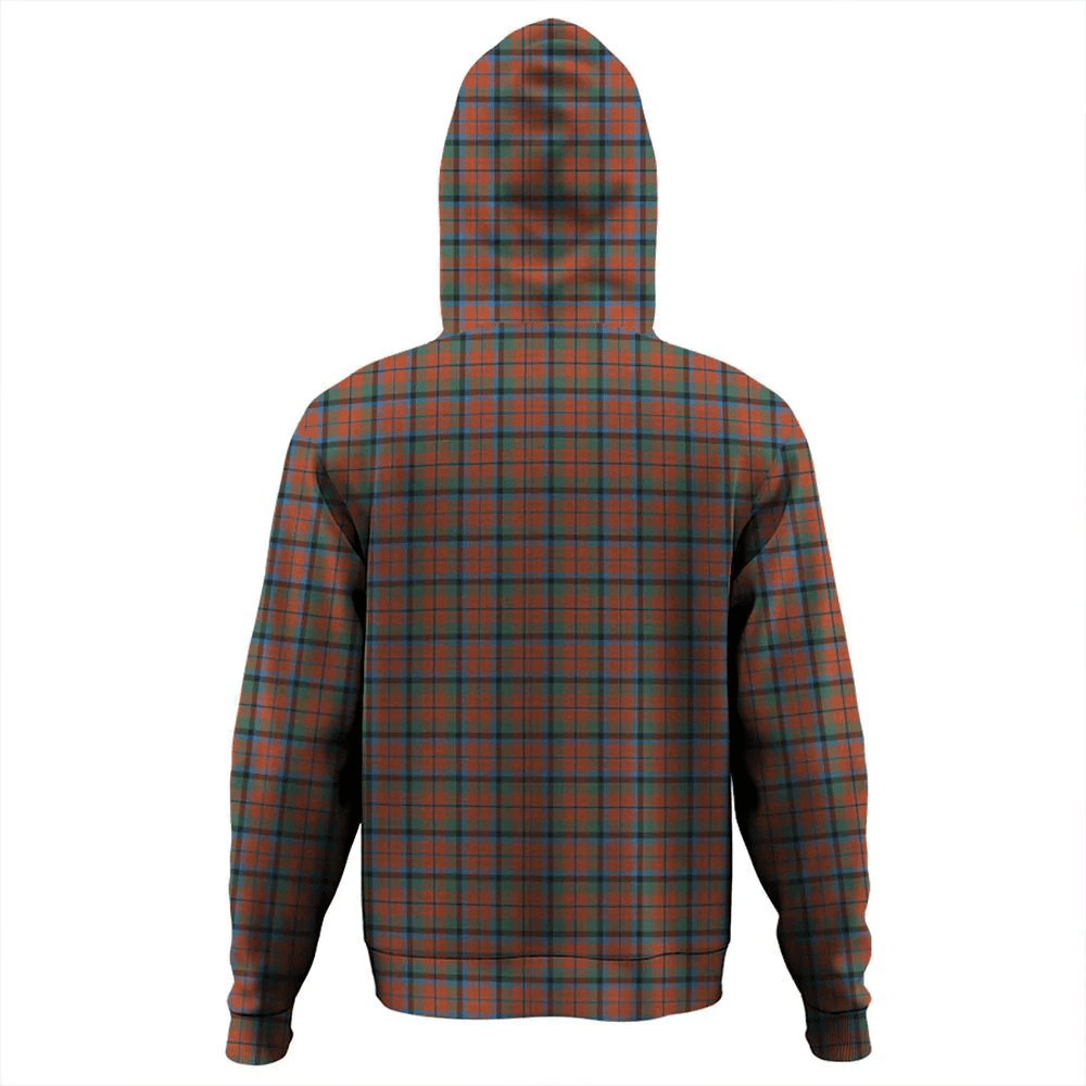 Clan MacNaughton Ancient Tartan Hoodie Crest NVF9AC4U-1 MacNaughton Ancient Tartan Hoodies
