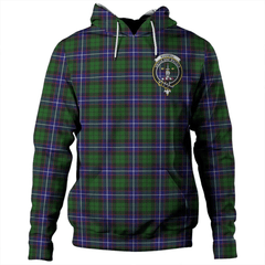 Clan Russell Modern Tartan Hoodie Crest GRLUQFOW-1 Russell Modern Tartan Hoodies