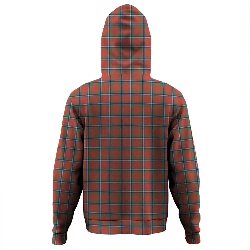 Clan Sinclair Ancient Tartan Hoodie Crest KZCZD4EP-1 Sinclair Ancient Tartan Hoodies