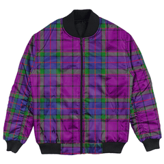 Clan Wardlaw Modern Tartan Clan Bomber Jacket NC17 Wardlaw Modern Tartan Tartan Bomber Jacket